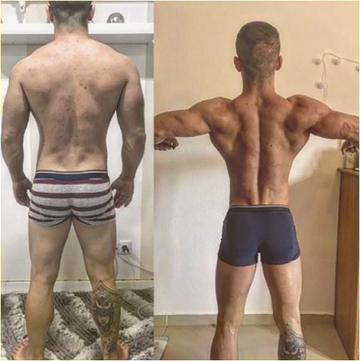 Antes e depois de aluno do Vitor Bizzo
