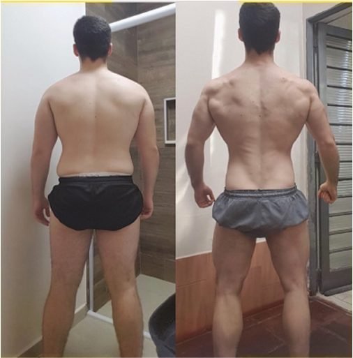 Antes e depois de aluno do Vitor Bizzo