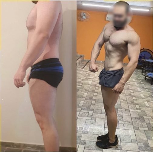 Antes e depois de aluno do Vitor Bizzo